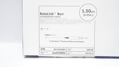 Boston Scientific H80227680030 RotaLink Exchangeable Burr Cath. 1.50mm (x)